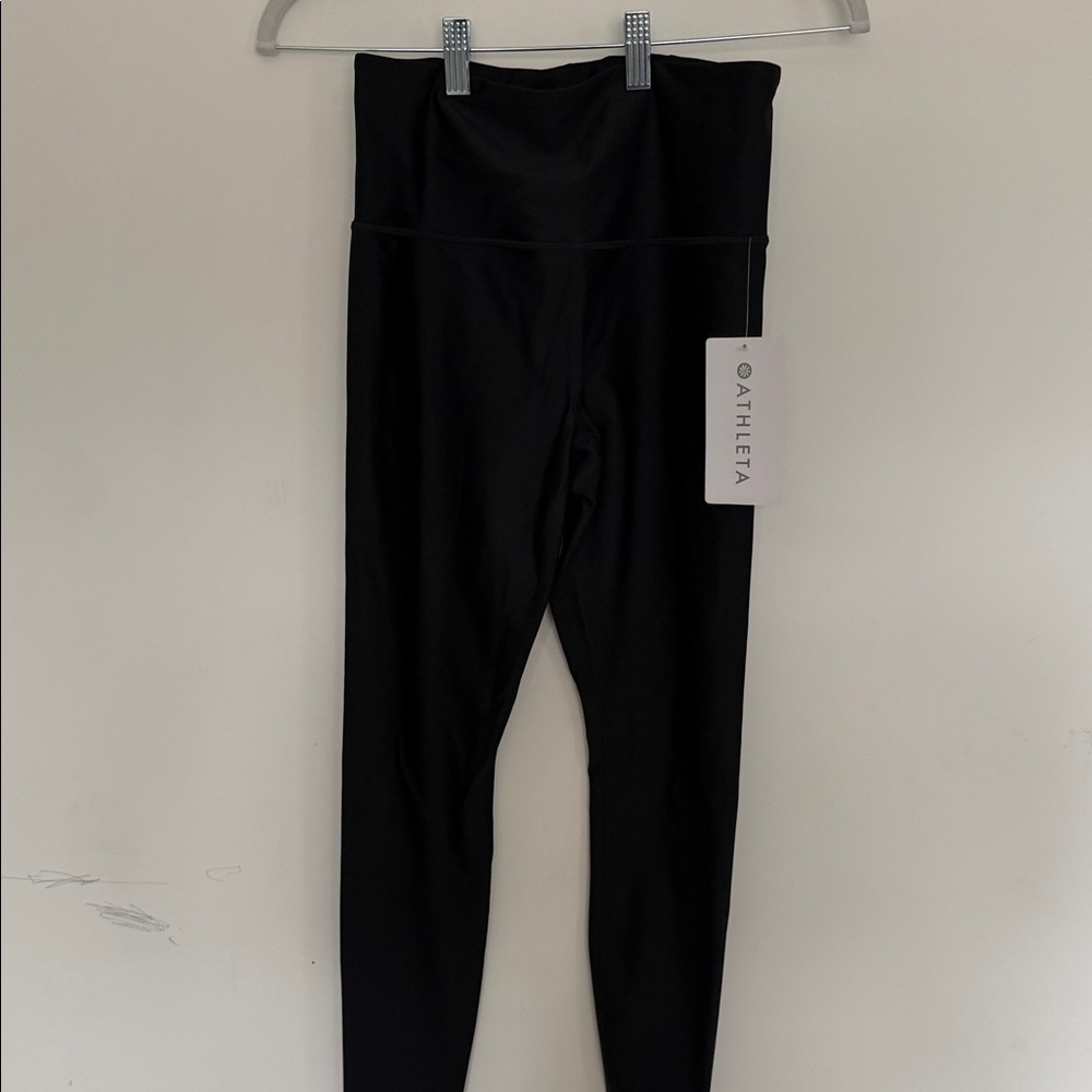 Athleta Black Elation Sheen Leggings - Picture 2 of 5